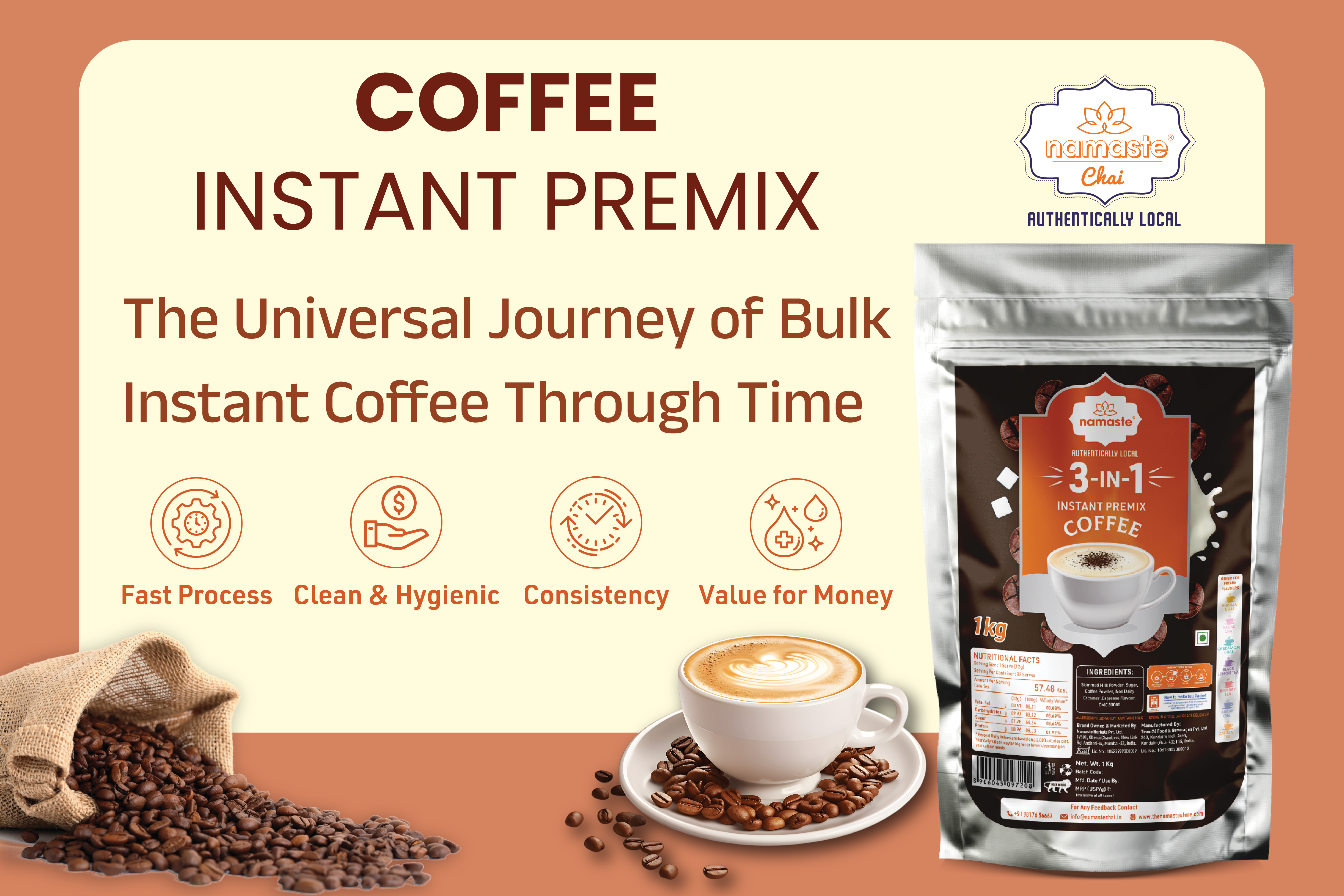 The Universal Journey of Bulk Instant Coffee Through Time