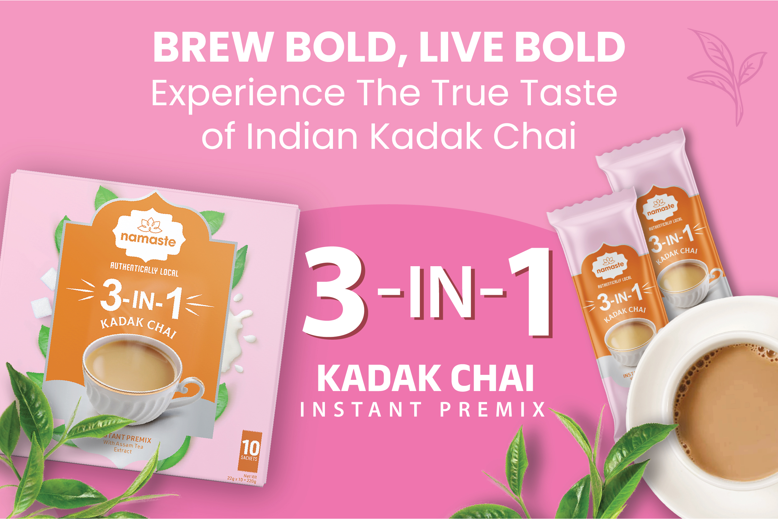 Indian Kadak Chai - Strong, Aromatic and Energizing Brew