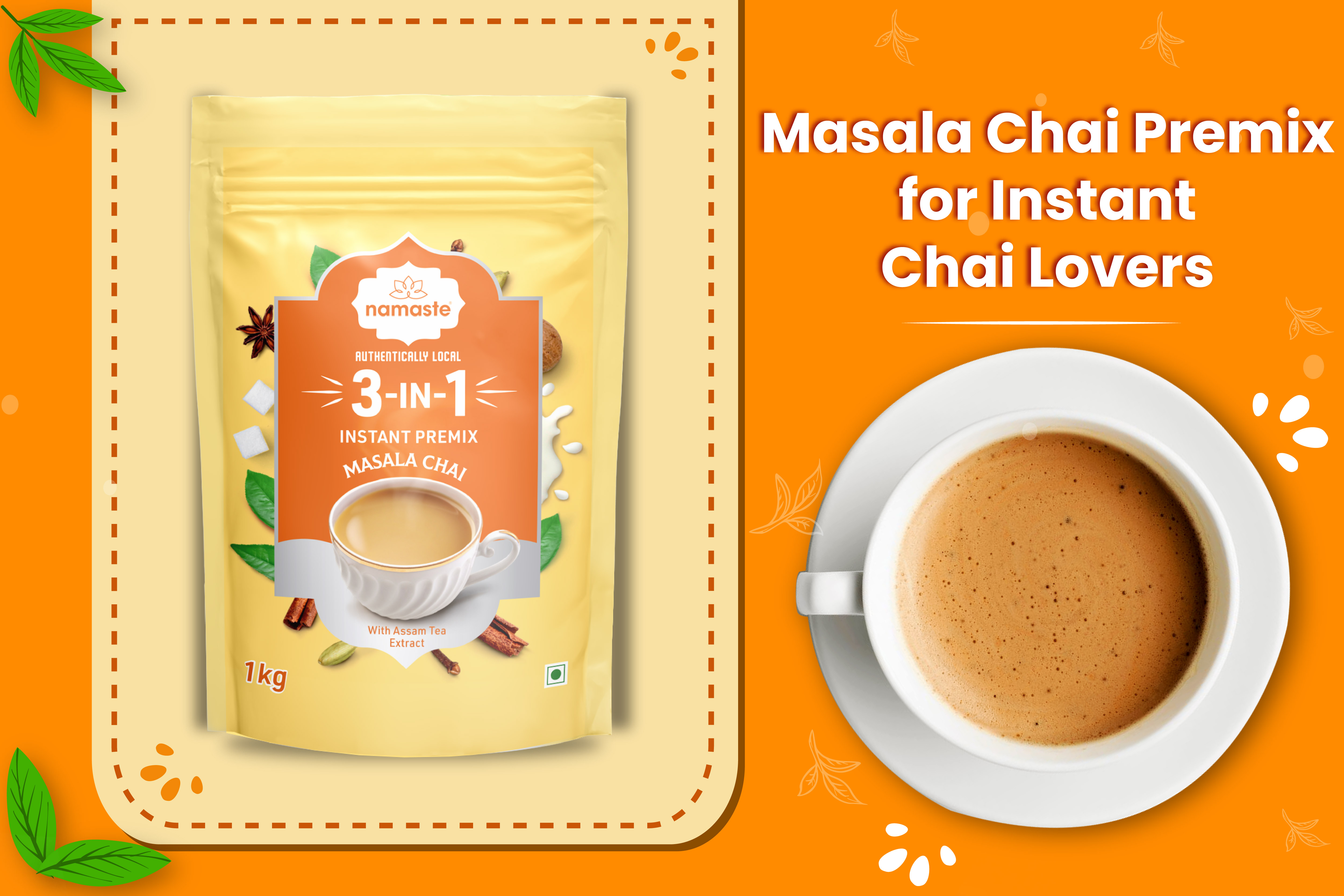 Masala Chai Premix for Instant Chai Lovers - Aromatic Blend